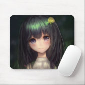 Niedliche Manga Girl Waifu Kawaï Anime Mousepad (Mit Mouse)