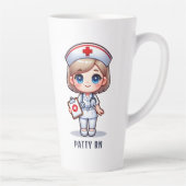 Niedliche Manga-Krankenschwester mit Blonde-Haar B Milchtasse (Rechts)