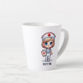 Niedliche Manga-Krankenschwester mit Blonde-Haar B Milchtasse (Rechte Ecke)