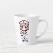 Niedliche Manga-Krankenschwester mit Blonde-Haar B Milchtasse (Rechts)