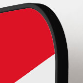 Niedliche Manga-Krankenschwester mit Red Hair Blue Pickleball Schläger (Linke Seite)