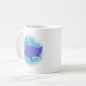 Niedliche Manta-Kaffee-Tasse Kaffeetasse (Vorderseite Links)