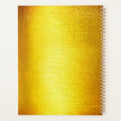 Niedliche Märchenjunge lesen magische Glitzern Planer (Rückseite)