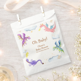 Niedliche Märchenmagic Dragon Babydusche Geschenktütchen