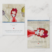 Niedliche Märchenpuppe Business Cards Visitenkarte (Vorne/Hinten)