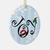 Niedliche Marienkäfer-Freude-Verzierung Keramik Ornament (Rechts)