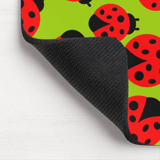 Niedliche Marienkäfer Mousepad (Ecke)