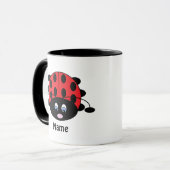 Niedliche Marienkäfer-Tasse Tasse (Vorderseite Links)
