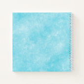 Niedliche Marmorpoesie oder Prose Spiral Notebook Notizblock (Rückseite)