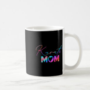 Niedliche Martial Arts Mutter Tag Regenbogen Karat Kaffeetasse