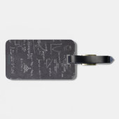 Niedliche Math Equations Nerd Travel Gepäckanhänger (Rückseite horizontal)