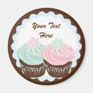 Niedliche mattierte Pastellkleine Kuchen Magnet