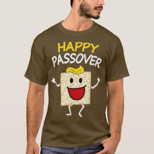Niedliche Matzah Sprichwort Happy Pessach Jüdische T-Shirt