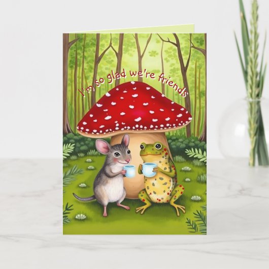 Niedliche Mauerwerksfreunde Karte (Vorderseite)