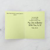 Niedliche Mauerwerksfreunde Karte (Innenseite)