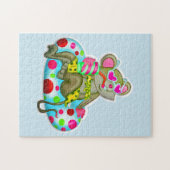 NIEDLICHE MAUS AM STRAND JIGSAW PUZZLE (Horizontal)