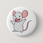 Niedliche Maus Button (Vorderseite)