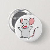 Niedliche Maus Button (Vorne & Hinten)