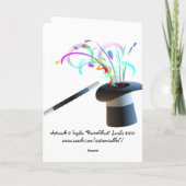 Niedliche Maus erhalten wohle bald Karte (Rückseite)