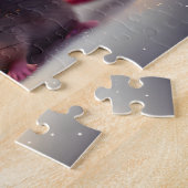 Niedliche Maus feiert Weihnachten Puzzle (Seite)