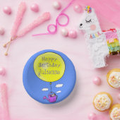 Niedliche Maus in der Gießkanne mit Ballon Cartoon Pappteller (Party)