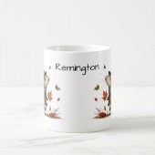 Niedliche Maus in einer Top Hat Autumn Ästhetik Kaffeetasse (Mittel)