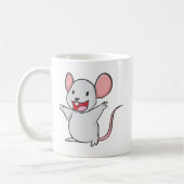 Niedliche Maus Kaffeetasse (Links)