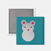 Niedliche Maus Magnet (Vorderseite/Rückseite)