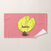Niedliche Maus mit Cartoon-Abbildung Badhandtuch Set (Handtuch)