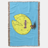 Niedliche Maus mit Cartoon-Abbildung Decke (Vorderseite Vertikal)