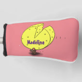 Niedliche Maus mit Cartoon-Abbildung Golf Headcover (Vorderseite)