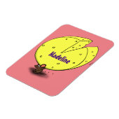 Niedliche Maus mit Cartoon-Abbildung Magnet (Linke Seite)