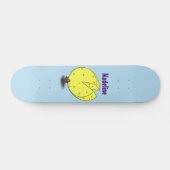 Niedliche Maus mit Cartoon-Abbildung Skateboard (Horizontal)