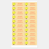 Niedliche Maus mit Cartoon personalisiert Etiketten (Blatt)