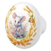 Niedliche Maus mit Keramik-Schublade Keramikknauf (Rechts)