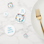 Niedliche Maus mit Party-Hut Konfetti (Gruppe)