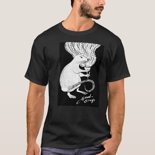 Niedliche Maus mit Ramen T-Shirt (Vorderseite)