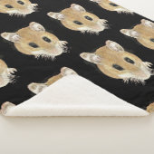 Niedliche Maus Neugieriger Spaß Wasserfarben Sherpadecke (3/4)