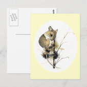 Niedliche Maus-Postkarte Postkarte (Vorne/Hinten)