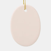 Niedliche Maus singt Weihnachtslieder in Blue Keramik Ornament (Hinten)