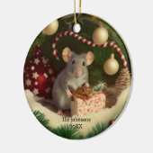 Niedliche Maus Sondertext/texlose Metallverzierung Keramik Ornament (Links)