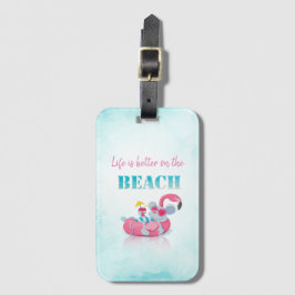 Niedliche Maus Stilvoller Strand Gepäckanhänger