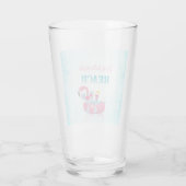 Niedliche Maus Stilvoller Strand Glas (Rückseite)