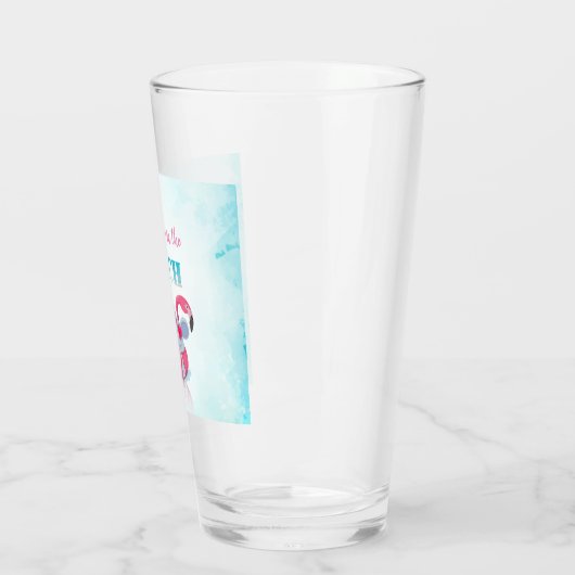 Niedliche Maus Stilvoller Strand Glas (Links)