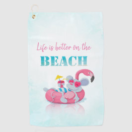Niedliche Maus Stilvoller Strand Golfhandtuch