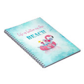 Niedliche Maus Stilvoller Strand Notizblock (Rechte Seite)