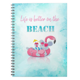Niedliche Maus Stilvoller Strand Notizblock