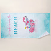 Niedliche Maus Stilvoller Strand Strandtuch (Vorderseite)