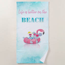 Niedliche Maus Stilvoller Strand Strandtuch
