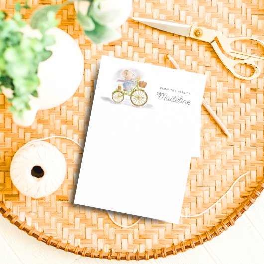 Niedliche Maus vom Schreibtisch aus der Personalis Briefpapier